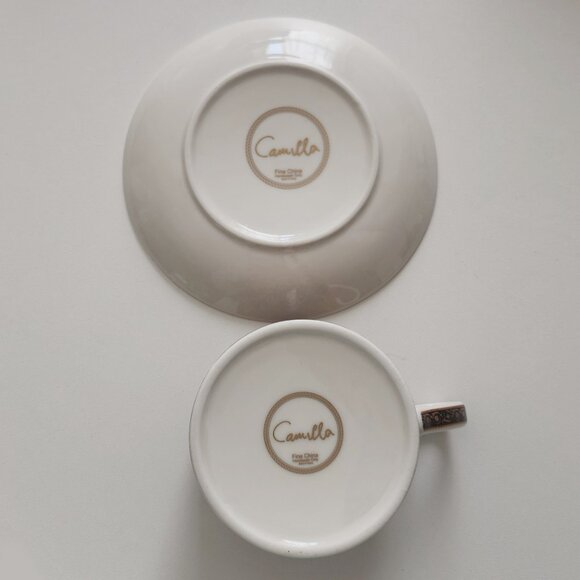 Rare! Camilla Fearless Felis Tea Cup And Saucer Set - Picture 10 of 11